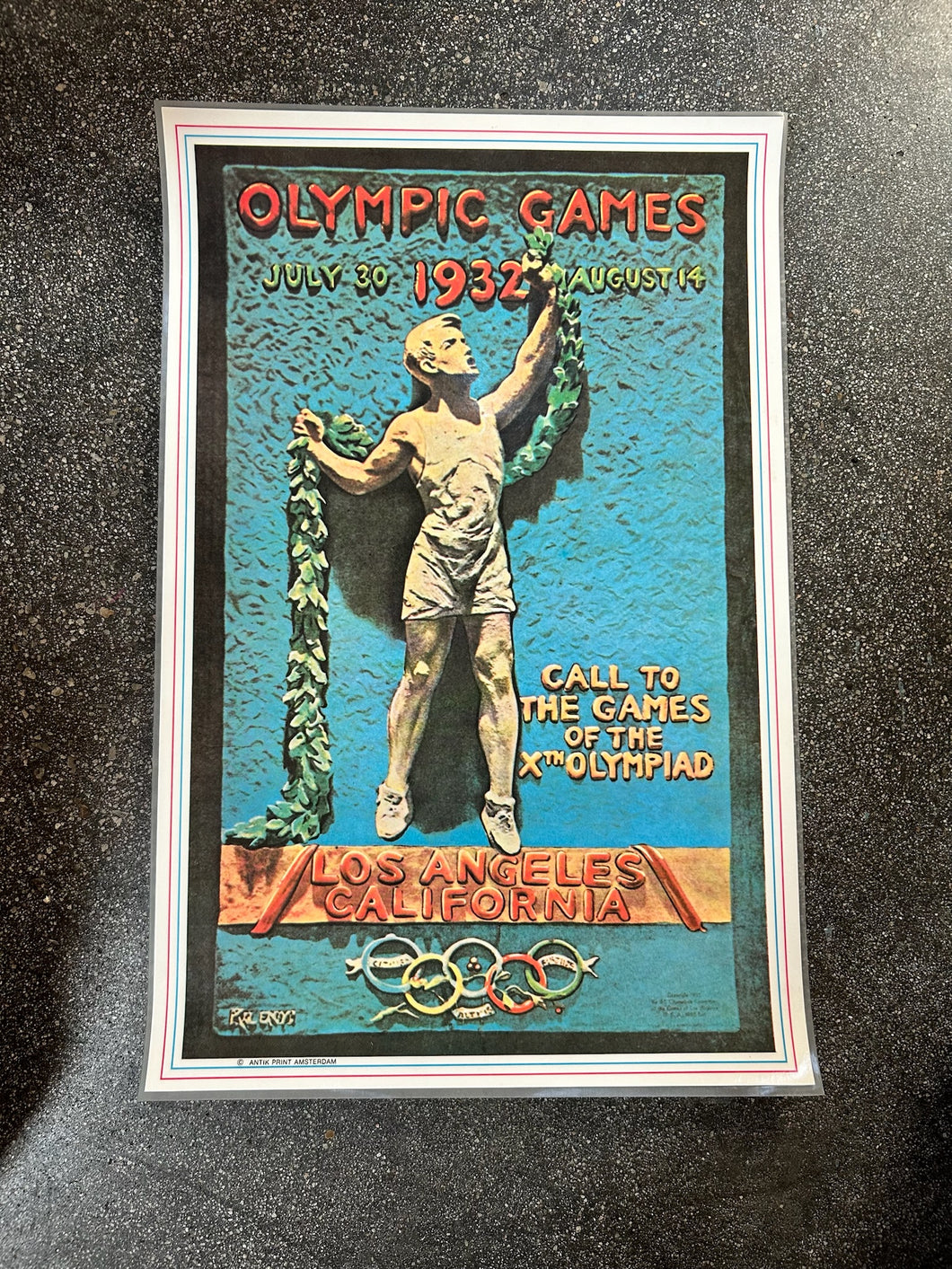 Olympic Game 1932 Art Print