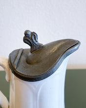 Load image into Gallery viewer, English Victorian Syrup or Milk Jug with a Pewter Lid
