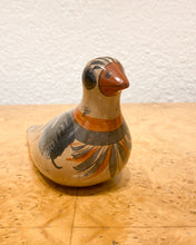 Load image into Gallery viewer, Vintage Handpainted Bird in Blues and Orange
