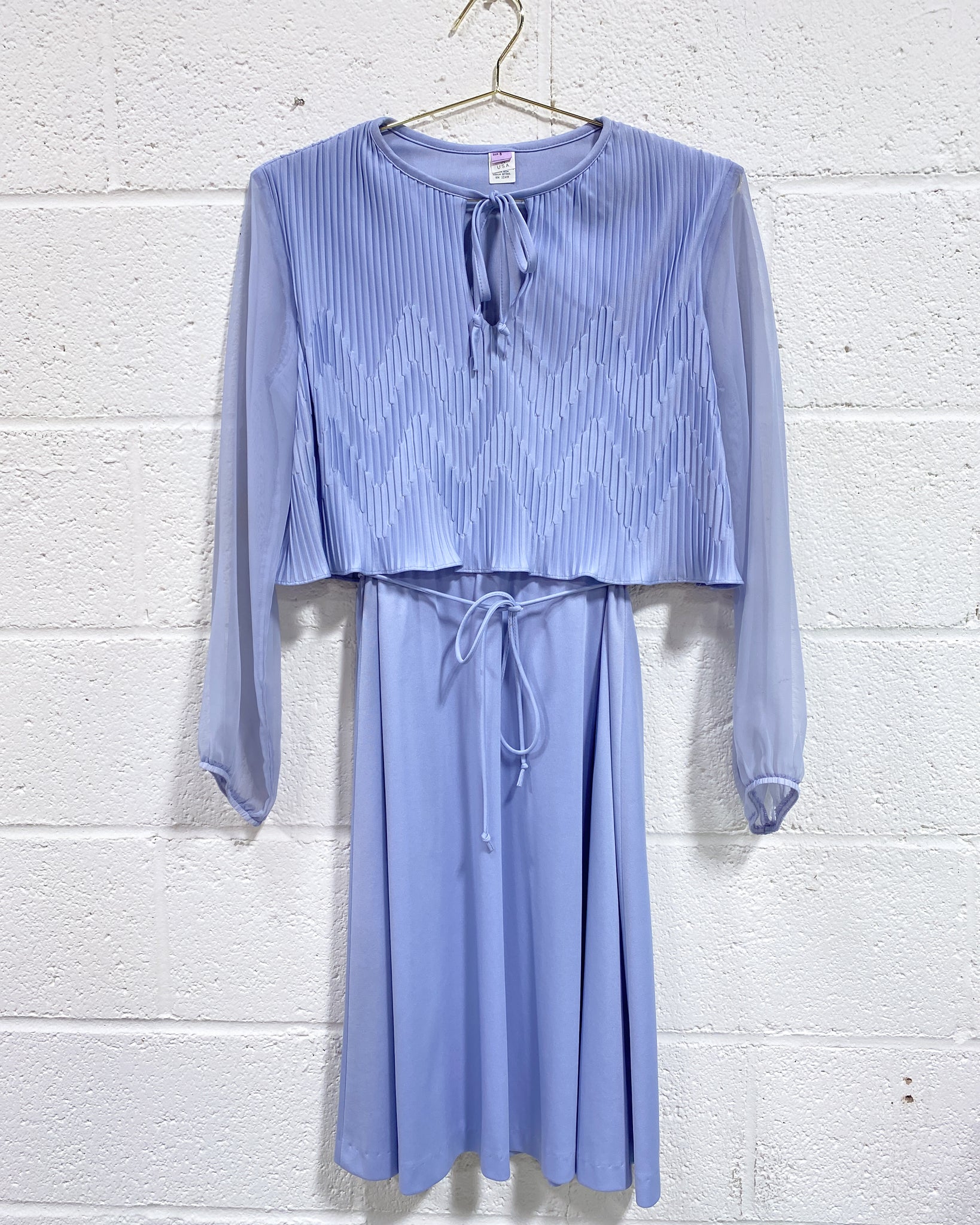 Vintage Dusty Blue Dress - As Found (8) Sunbeam Vintage Vintage Dusty Blue Dress - As Found (8) Sunbeam Vintage