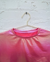 Load image into Gallery viewer, Pink Irridescent Crop Top (L)
