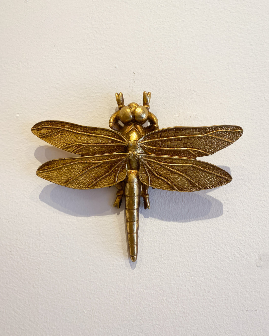 Gold Dragonfly Wall Hanging