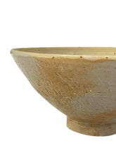 Load image into Gallery viewer, Cream Glazed Hagi Style Bowl

