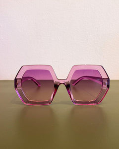 Purple Hexagonal Sunnies