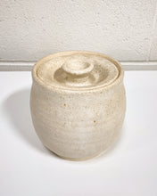 Load image into Gallery viewer, Vintage Stoneware Vessel with Lid
