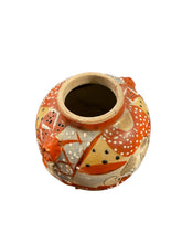 Load image into Gallery viewer, Antique Satsuma Ware Red Painted Human Figure Vase
