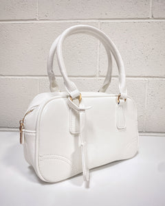 White Bucket Purse