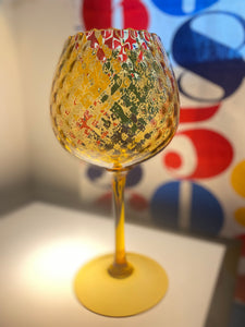 Glass Amber Empoli Vase