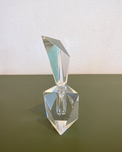 Vintage Deco Cut Crystal Perfume Bottle #2