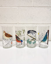 Load image into Gallery viewer, Set of 4 Bird Drinking Glasses
