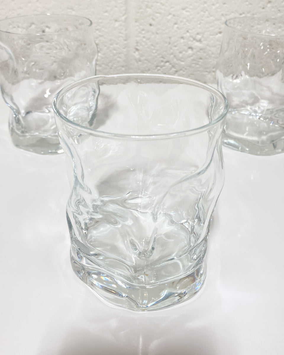 Set of 4 Dimpled Rock Glasses – Sunbeam Vintage