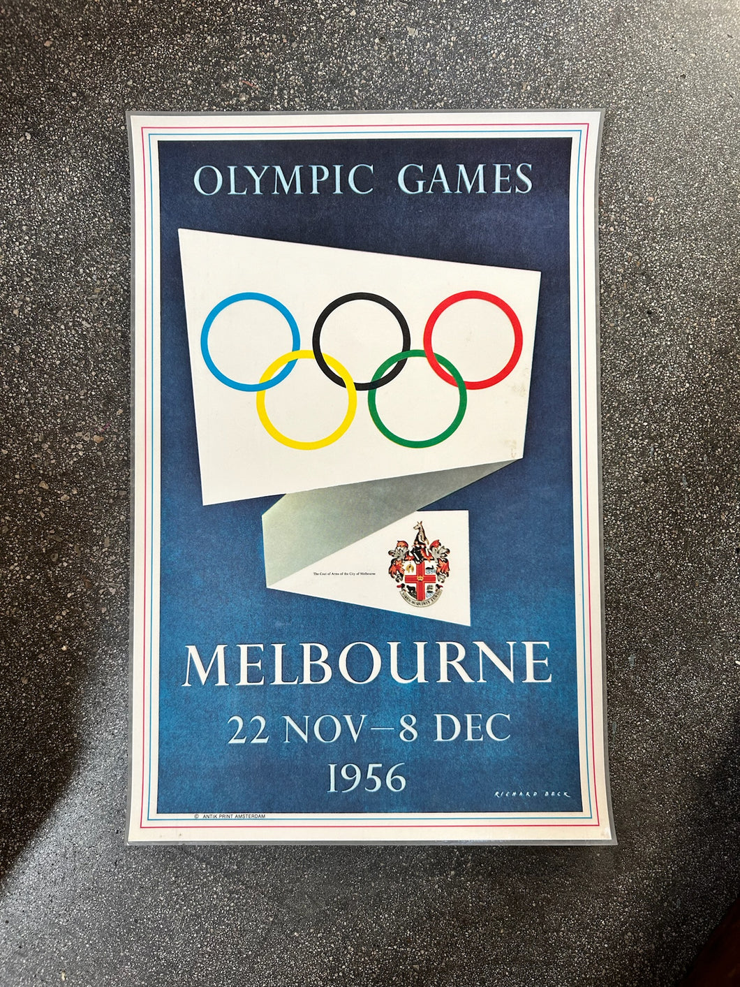 1956 Melbourne Olympic Game Print