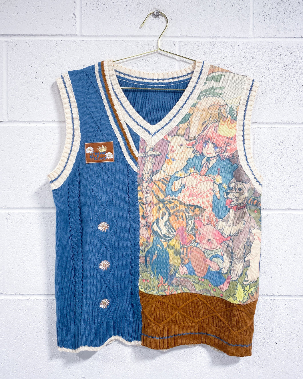 Graphic Knit Vest