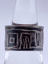 Load image into Gallery viewer, Artisanal Brutalist Silver Ring
