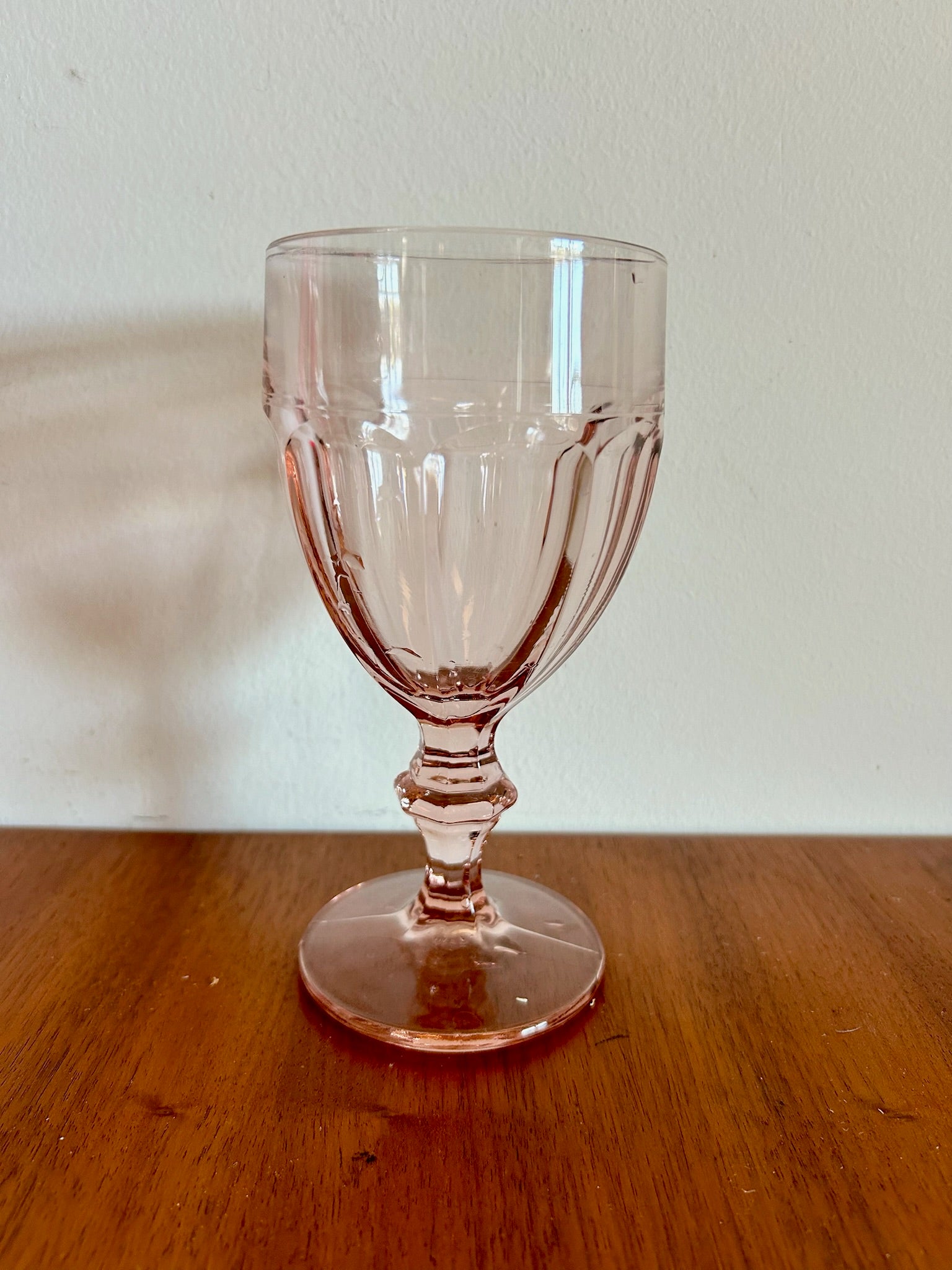 Gibraltar Pink Libbey Glass Duratuff Goblet – Sunbeam Vintage