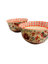 Load image into Gallery viewer, Pair of Jennifer Orkin Lewis Handp Painted Bowls
