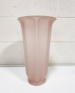 Balos Mouthblown Glass Pink Tall Vase