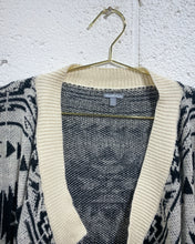 Load image into Gallery viewer, Open Sweater with Southwest Motif (XL)

