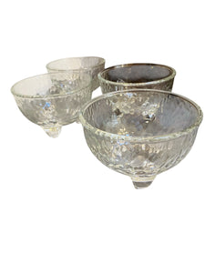 Set of Four Pebble Texture Bowls