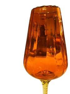 Orange and Yellow Empoli Glass