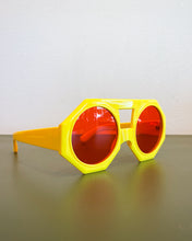 Load image into Gallery viewer, Bright Yellow Sunnies with Red Lenses
