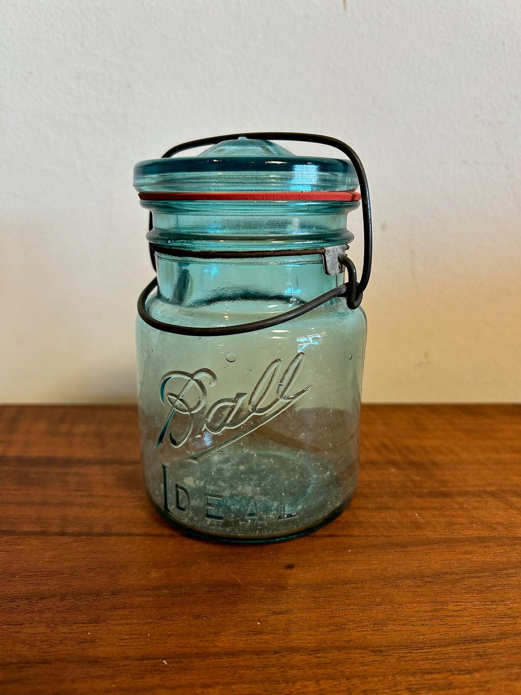 Clear Blie Glass Ball Ideal Mason Jar