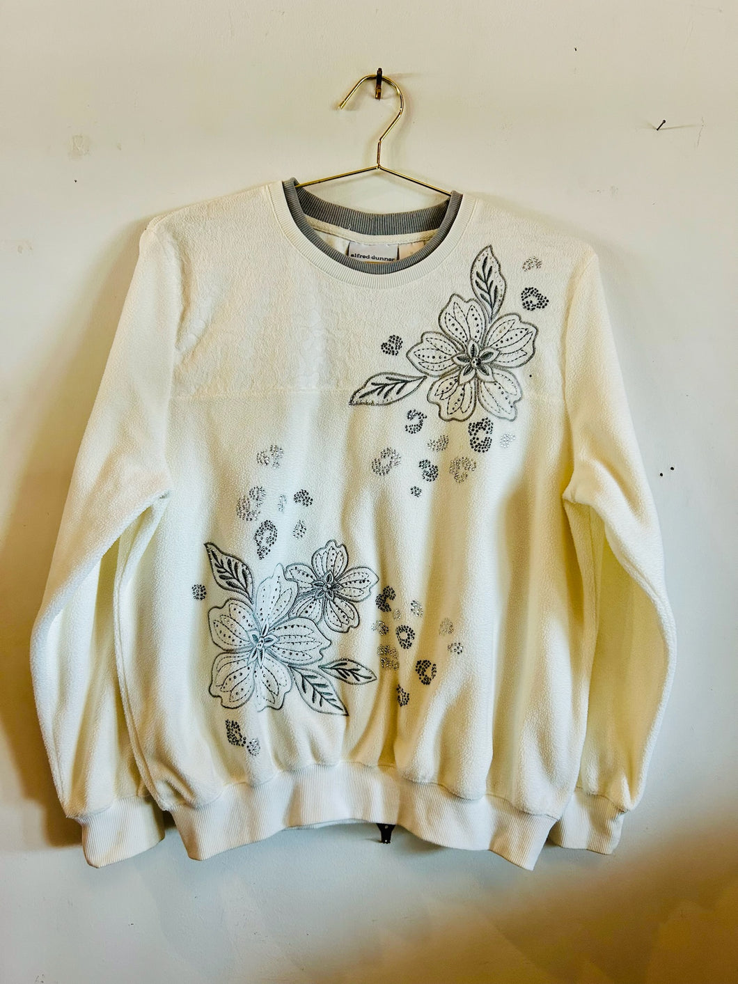 Alfred Dunner Soft Embroidery Sweater