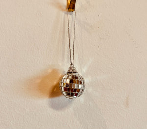 Christmas Tree Mini Disco Sphere Ornament