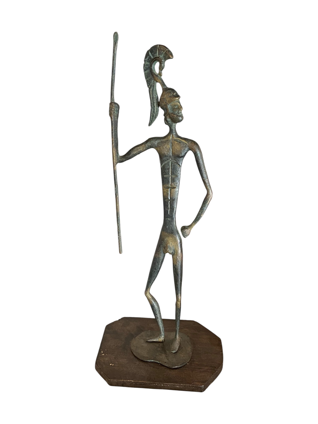 Rare Frederick Weinberg Style Soldier Bronze Statue Figurine 60S