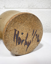 Load image into Gallery viewer, Stoneware Bottle Shaped Vase, Signed
