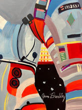 Load image into Gallery viewer, Space Girl #10 Painting by Jean Bradley

