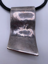 Load image into Gallery viewer, Modernist Choker with Sterling Oversized Pendant
