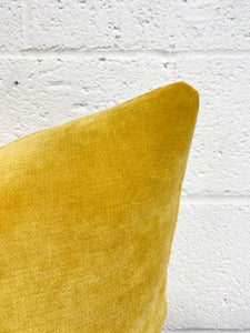 Gold Plush Rectangular Pillow