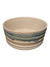 Load image into Gallery viewer, White and Turquoise Glaze Porcelain Bowl
