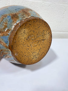 Stoneware Vase in Earth Tones