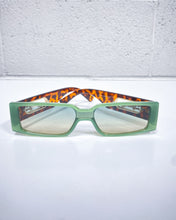 Load image into Gallery viewer, Green Rectangular Sunnies

