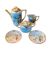 Load image into Gallery viewer, Antique Japanese Satsuma Tea Five Piece Set
