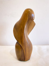 Load image into Gallery viewer, Vintage Wooden Sculptural Woman
