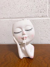 Load image into Gallery viewer, Shhh Planter - White
