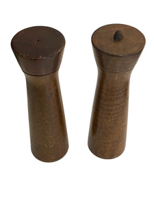 MCM Collectible Wood Salt and Pepper Shakers
