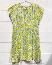 Load image into Gallery viewer, Vintage Dress with Chartreuse Flowers
