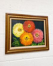 Load image into Gallery viewer, Vintage Painting of Gerberas, Signed (1981)
