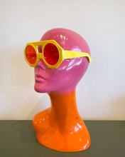 Load image into Gallery viewer, Bright Yellow Sunnies with Red Lenses
