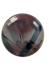 Load image into Gallery viewer, Studio Pottery Stoneware Bowl in Navy Blue and Deep Purple
