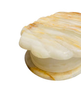 Load image into Gallery viewer, Alabaster Shell Trinket Box
