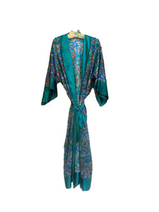 Victoria’s Secret Green and Blue Flower Robe