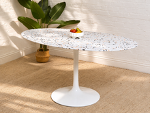 Load image into Gallery viewer, Terrazzo Oval 60” Dining Table
