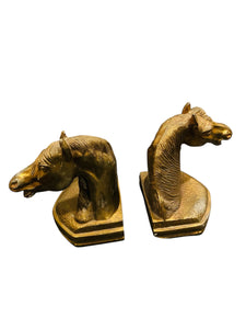 Cast Bronze Equestrian Bookends