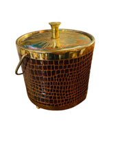 Load image into Gallery viewer, Faux Alligator Ice Bucket
