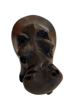 Load image into Gallery viewer, Small Hand carved Wooden Hippo

